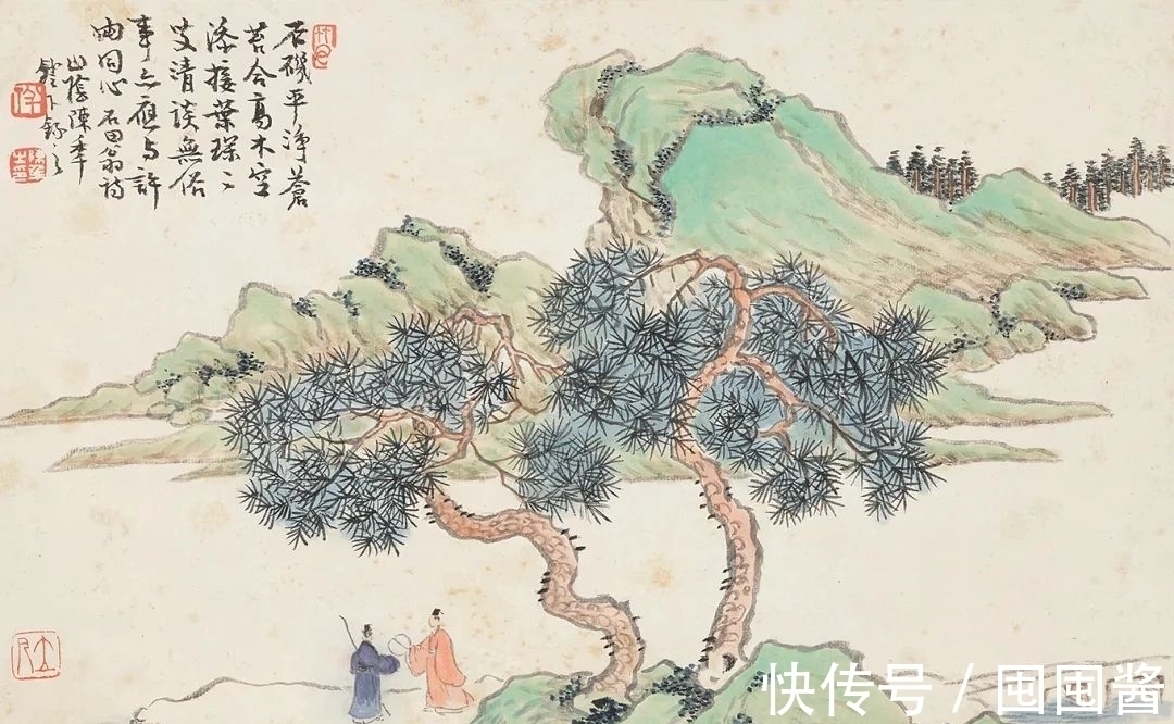 同时代$「津门网」他是画家任熊之子,其构图饱满色彩丰富,不流于世俗