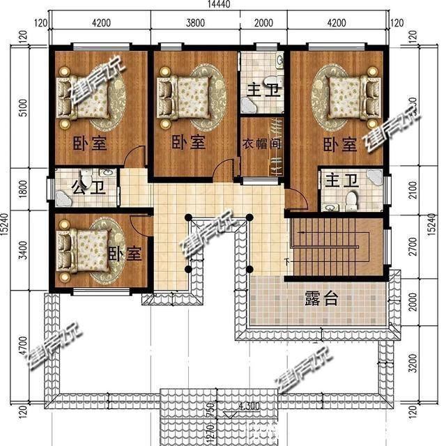 砖混|想要中式别墅怎么建精选5套户型分享，别再去求设计师了