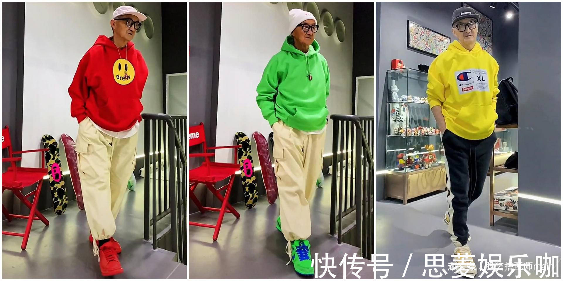 街拍 83岁退休爷爷成穿搭博主,凭借时髦衣品,活出自己最帅的样子