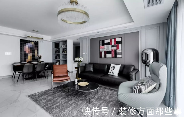 装修|161平混搭四居室,儿童房让孩子享受在这“动物世界”氛围里