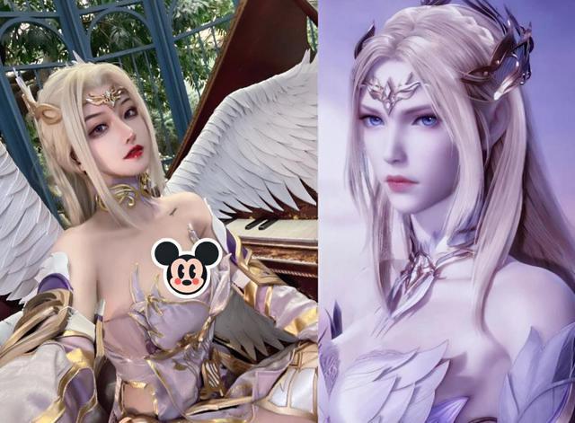 神级|斗罗大陆中神级cos,千仞雪气质绝佳,小舞“蓝色指甲”很怪异