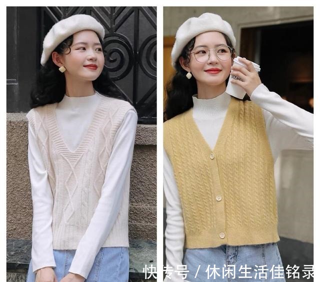 撞色 早秋夏末不知道如何搭配针织衫才是正确打开方式,轻松打造气质!