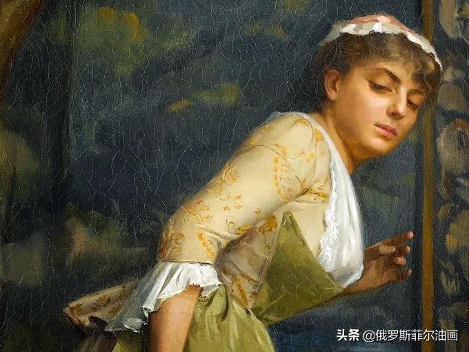 拉利@微妙而动人的油画，他画出了东方浪漫的神秘主义