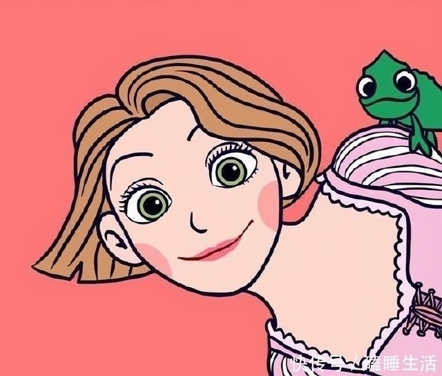 发型 当迪士尼公主换个发型,乐佩公主短发太可爱,艾莎却变成帅哥?