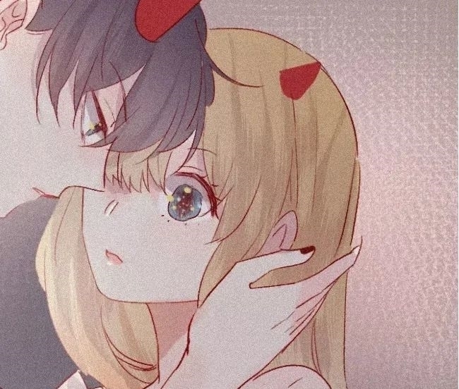 猪头|甜丧·低糖·动漫情头:你脸颊微红的样子特别像风中的猪头