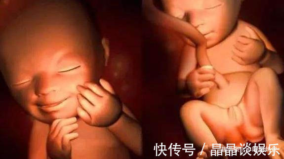 宝宝|9个月胎儿在肚子里的萌表情,你见过几个,医生现在孩子成精了
