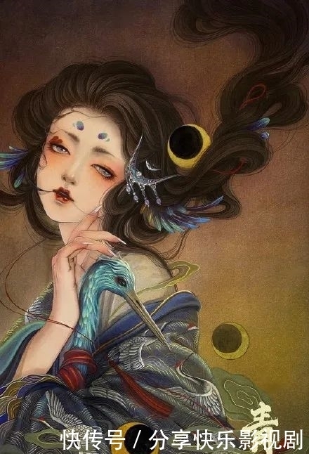 古风插画|最是人间留不住,朱颜辞镜花辞树