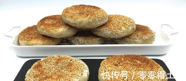 豆沙馅|芝麻豆沙酥饼，制作简单，层层酥脆，一口下去直掉渣，香酥可口！