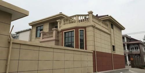 别墅|农村自建二层别墅，面宽10.8米，5室1厅带车库，外观还很好看