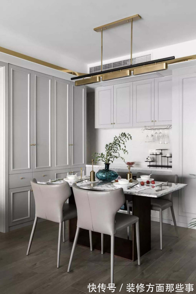 空间|110平简约轻奢风三居室,大胆采用黄色高级感扑面而来