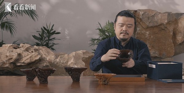 明代犀角杯|视频｜“艺见.上博”寻迹文明 | 施远