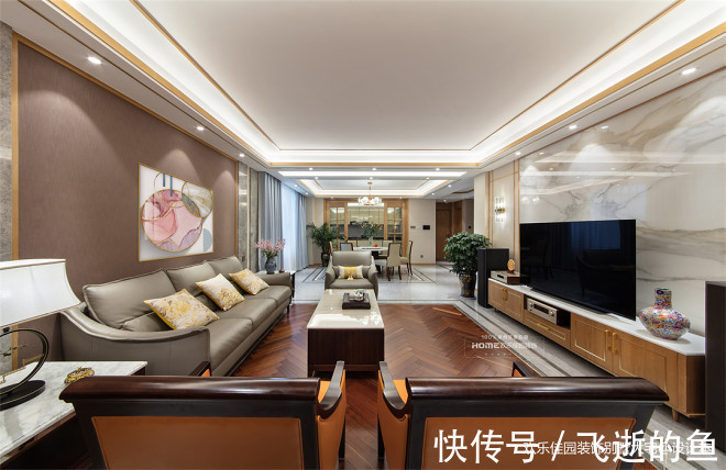别墅|500平双拼别墅，中式的另一张完美演绎