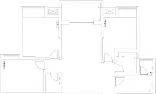 户型|115平混搭设计三居室,高端大气上档次