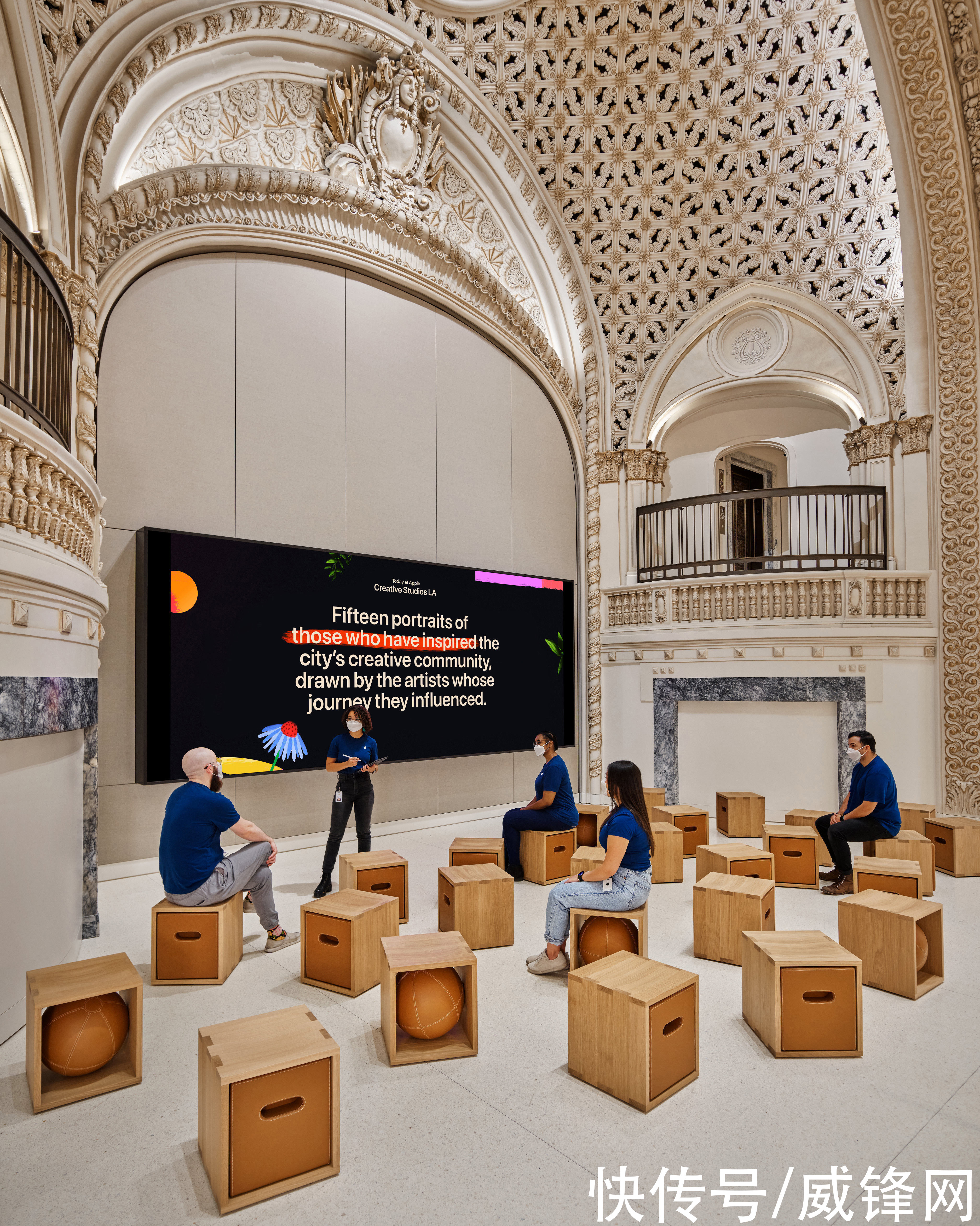 预警|多图预警 苹果分享洛杉矶新店Apple Tower Theatre最新照片