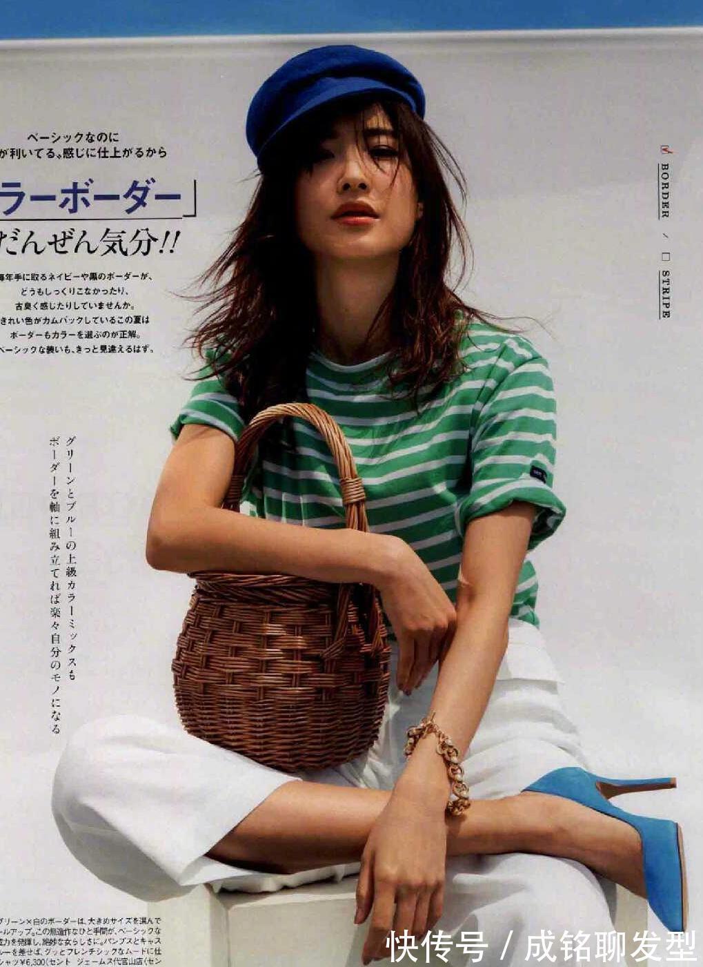 纯色|纯色单品太单调,那就试试这几种复古条纹单品,洋气减龄又时尚