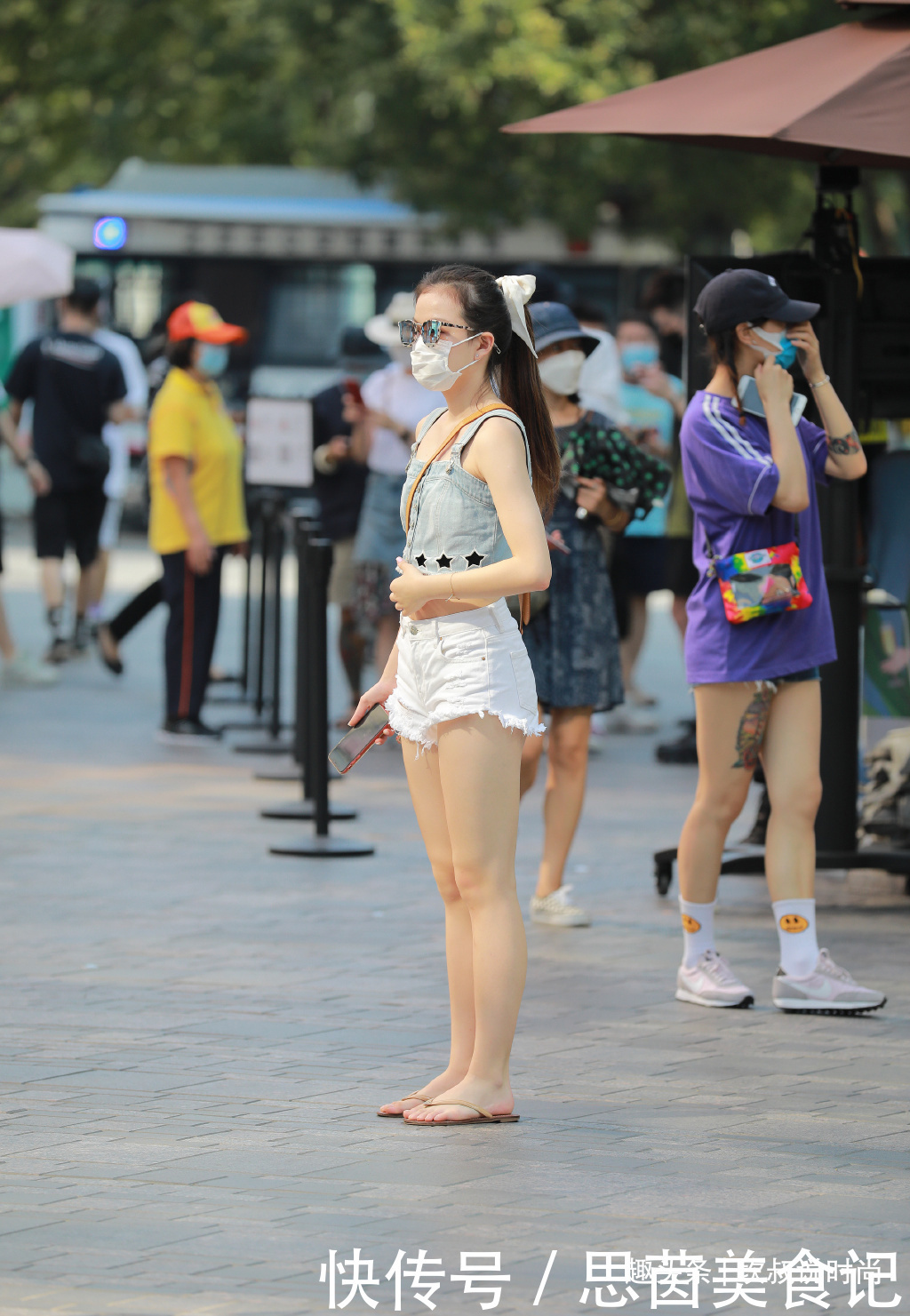 牛仔衣|微胖女孩的日常穿搭,休闲显瘦牛仔短裤,让造型轻松变好看