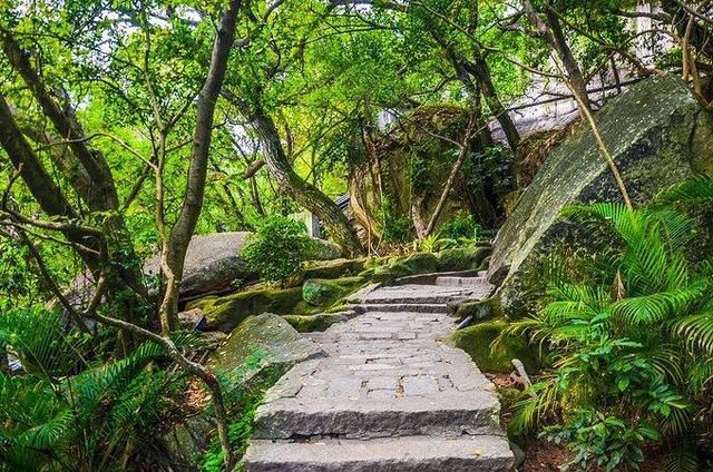 全国唯一的金丝楠木寺院，依山傍海壮美景色，海内外游客慕名到此