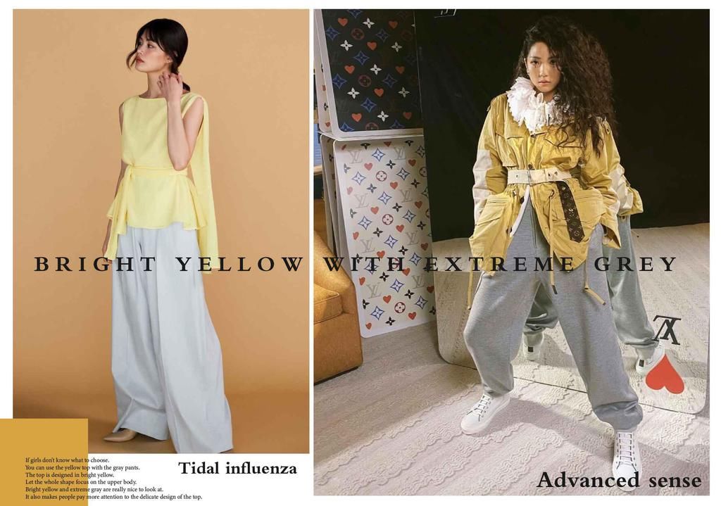 过年别穿红色了，今年明亮黄+极致灰才是C位，随便一穿就很时髦