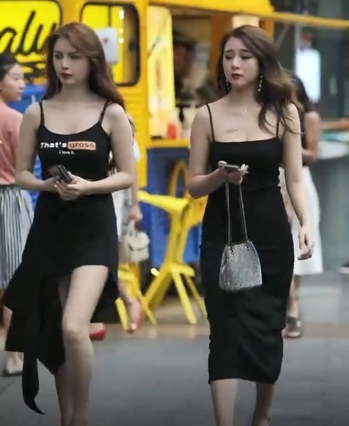 裙摆|街上有一款裙子特别火,叫“裙摆剪一刀”,至少显高10cm