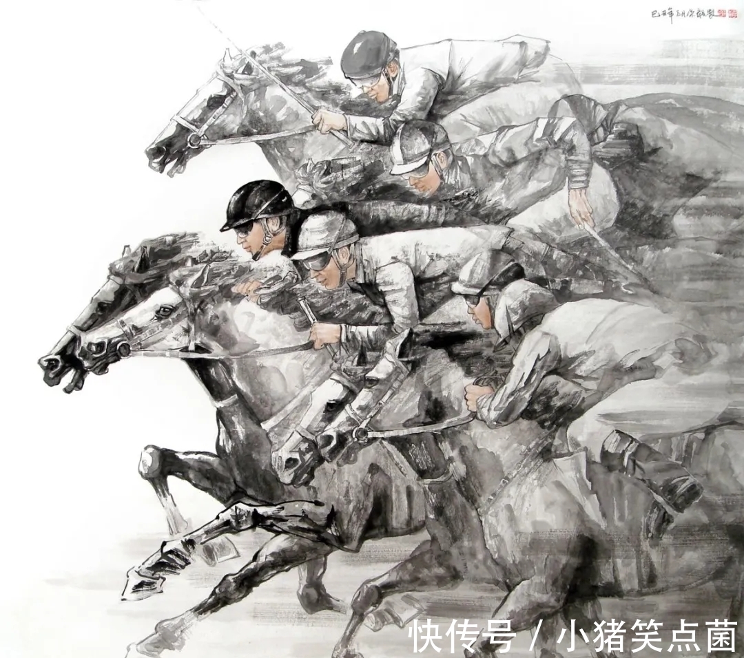 人观|他笔下的骏马,作品不落俗套,让人观之如闻其声