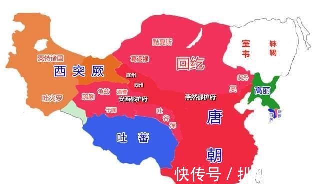 吐蕃|从地图看唐朝疆域:200多年的风云变化,中华民族的高光时刻