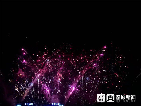 夜游季|组图丨璀璨绽放祝福祖国！宫廷烟花夜游季在牛楼小镇魅力绽放