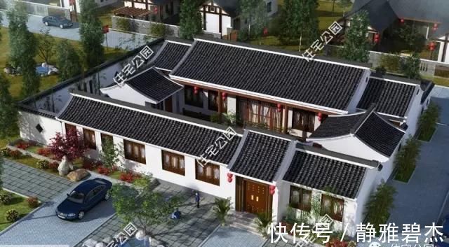 露台|农村建房位置好, 建个带商铺的户型把钱赚, 10套户型分享