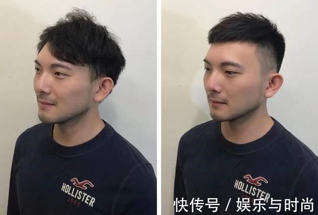 烫发 男生剪对发型很重要,试试清爽的短发,剪完比刘海发型帅多了!