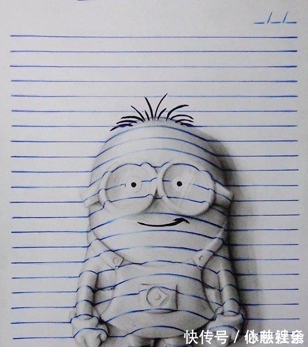 老师$15岁男孩上课总是不专心低头画画!老师翻开他笔记本后甘拜下风