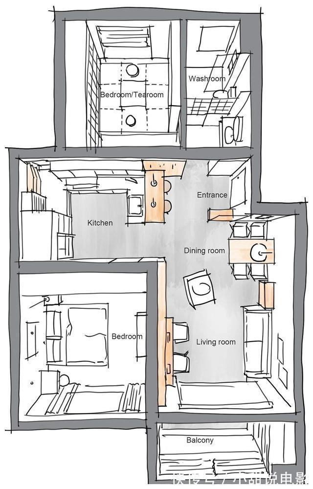 舒适|70㎡舒适两居,柜子的设计太赞了,轻松搞定全屋收纳,值得借鉴!