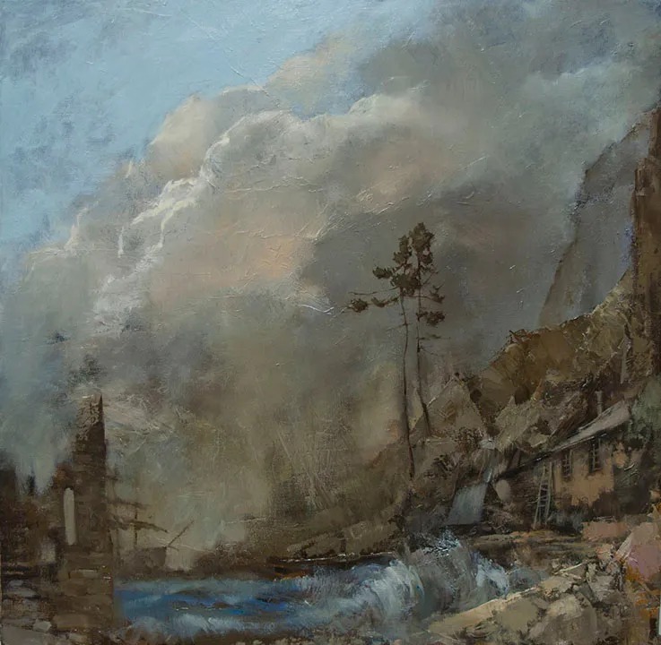 笔触@笔触率性,优雅朦胧的风景油画,迷人!