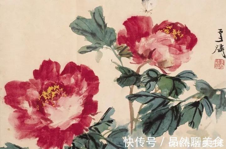 小写意@唯有牡丹真国色!小写意牡丹画150幅,美醉了