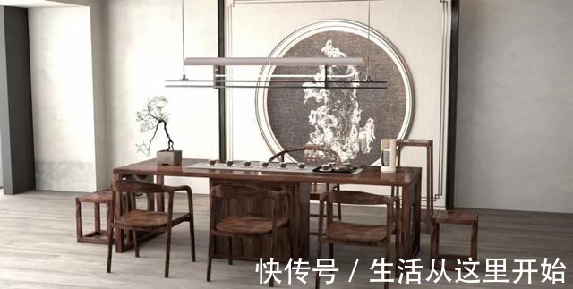 中式|摩登东方,新中式茶室,体验实木茶桌带来的空间之美!