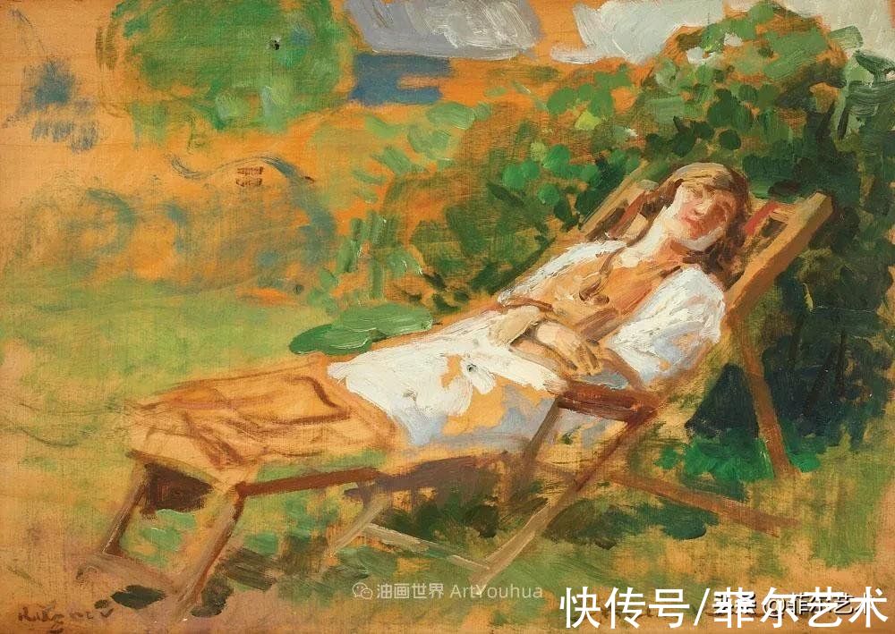 佛蒙特|罗马尼亚画家尼古拉·佛蒙特大笔触人物与风景油画作品欣赏