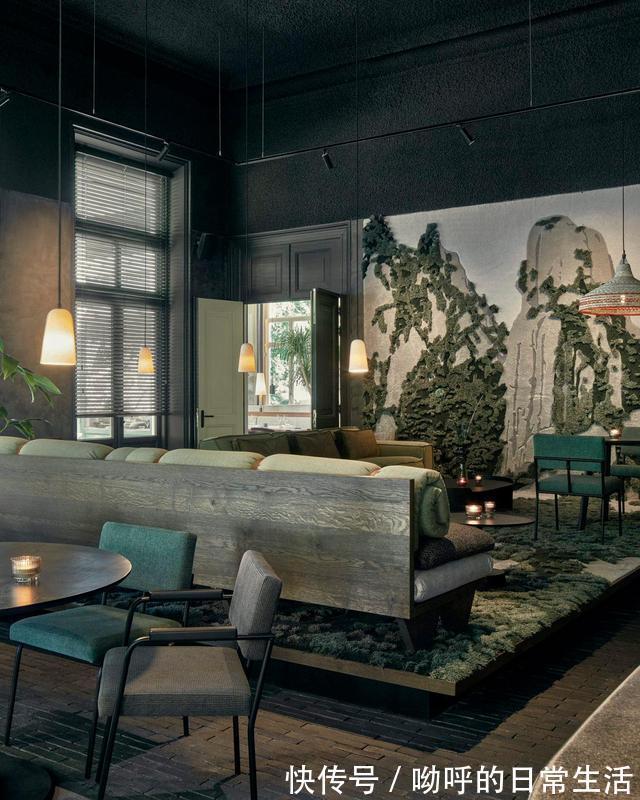 挂毯|Zware Jongens设计,公园餐厅