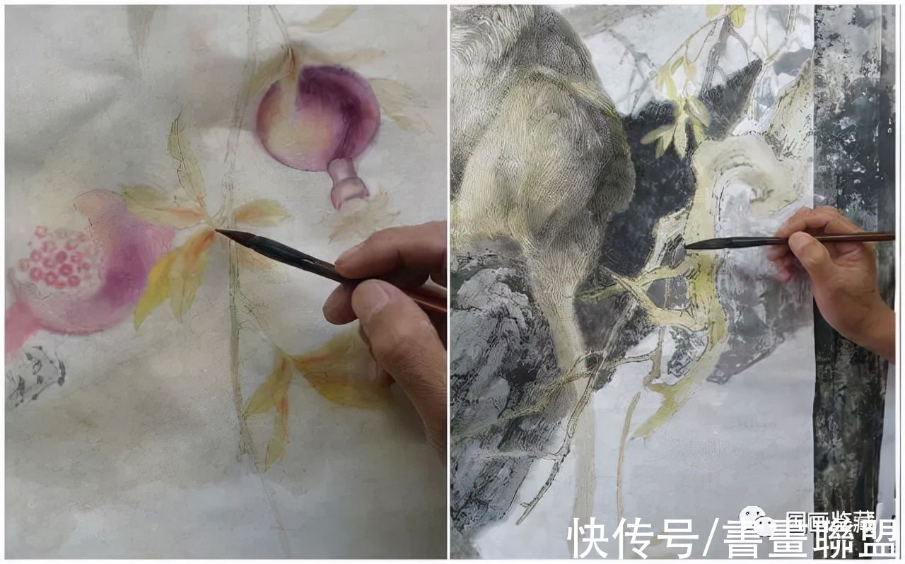 电吹风！国画工笔画动物猴子绘画技法步骤解析，惟妙惟肖的工笔猴画欣赏