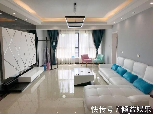 电视墙|终于装修完工,打扫干净太漂亮了,电视墙特别抢眼,忍不住晒晒