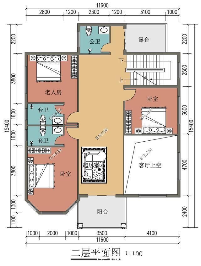 地下室|回农村盖别墅，落地窗+挑空客厅就是漂亮，3套图纸倾心推荐