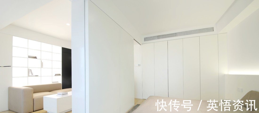 小窝|看了她的46㎡小窝,头一回见卧室装两个门,美观又实用,很聪明