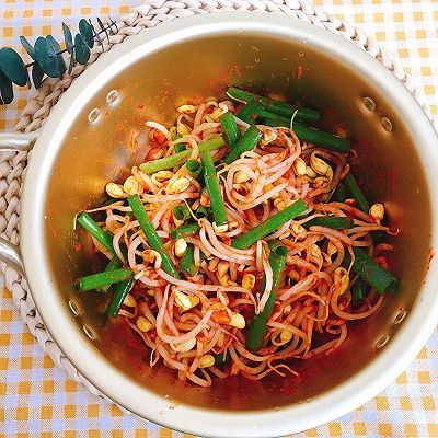 鱼儿妈|韩式凉拌黄豆芽