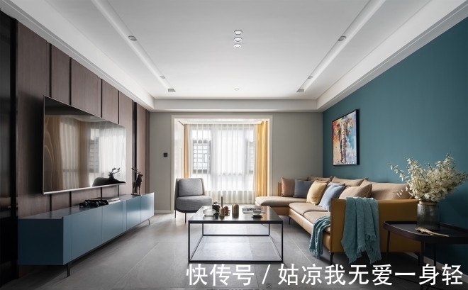 墨绿现代风，让家变得更温暖|| 过道