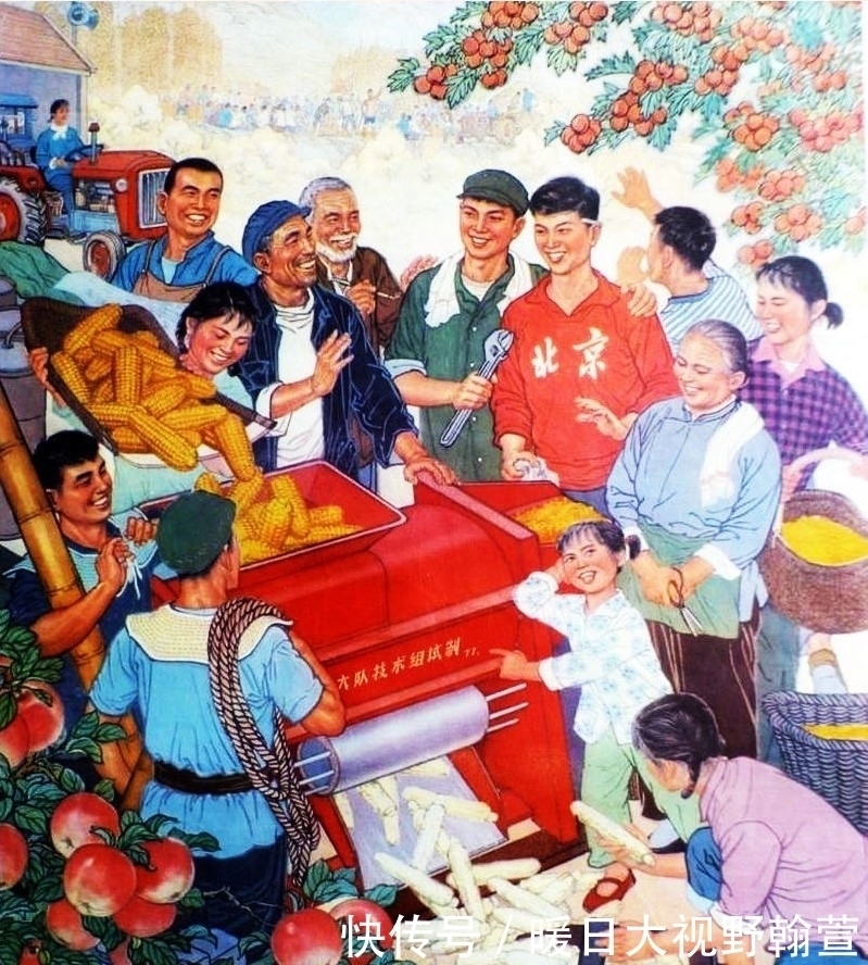 年代|70年代的中国年画，精美大图，栩栩如生，完全可以用来当壁纸！