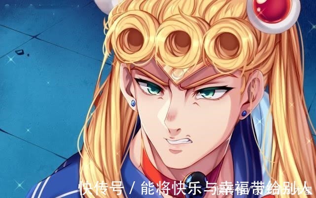 编辑搜图@各个版本不同画风的月野兔,看到路飞版本的水手月,我被逗笑