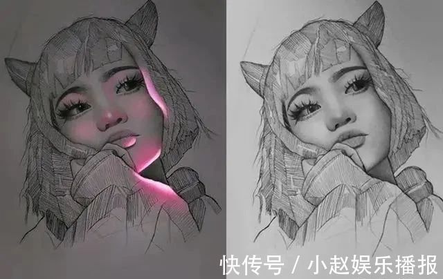 恩里克·伯纳尔#让单调的素描画发光，作品有种神秘的美，实在太别致了