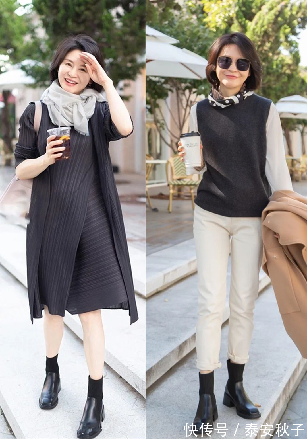 穿搭 有品位的女人,春天别穿紧身裤,太low!学她这样穿:优雅又显高级!
