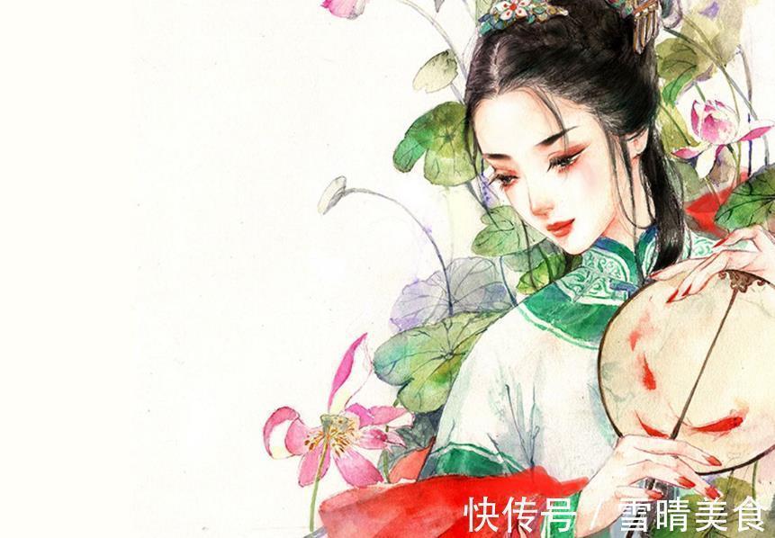 一笑!王昌龄咏荷花的一个千古名句,被李清照随手一仿,写出别样的美感