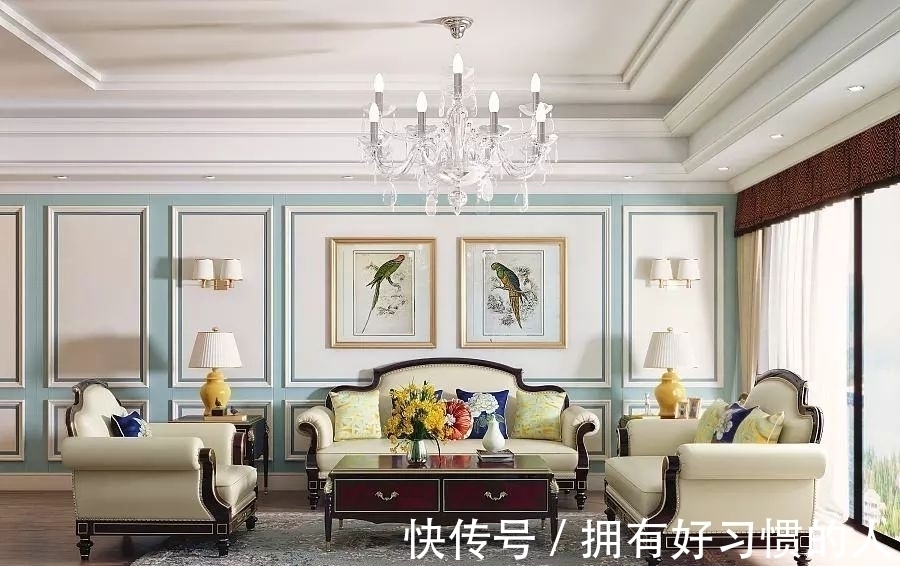 黄铜|客厅别再乱装了,如今流行轻奢风,精致漂亮上档次,太羡慕!