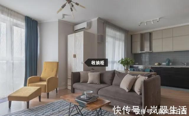 小姐姐|她一个人攒了10年工资,把48㎡装的漂漂亮亮,一室一厅,五脏俱全