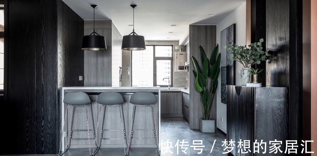 韵味|用黑色作为主角色打造空间,不一样的雅致,让新家变得独特有韵味