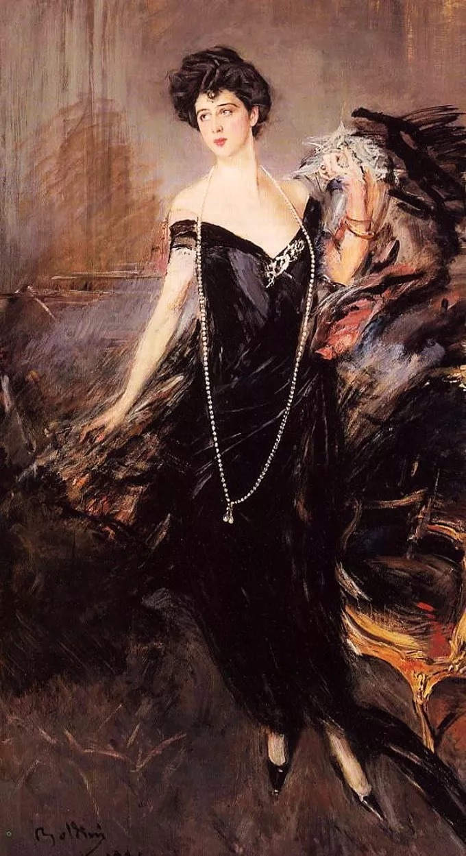 博尔迪尼$意大利画家博尔迪尼笔下的女子,女人味十足